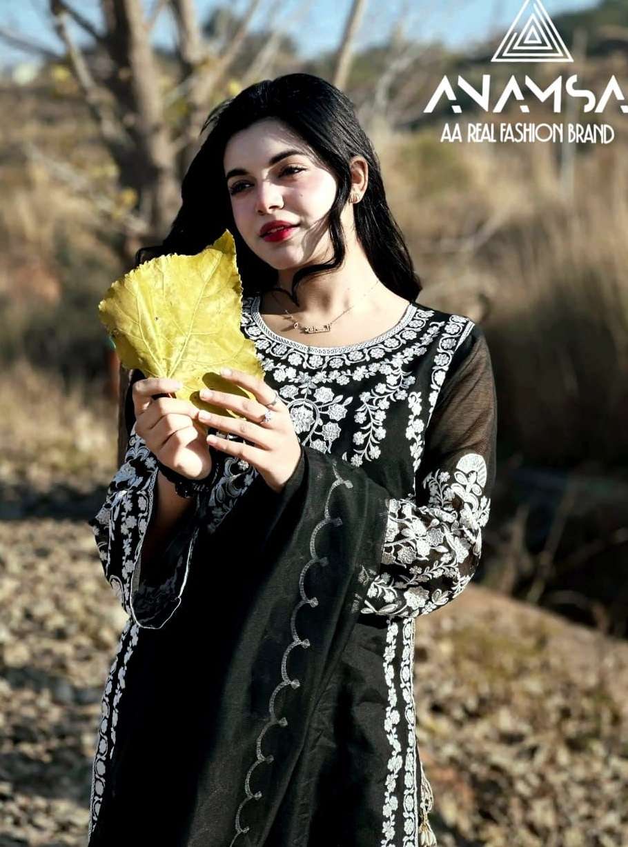 D No -291 Semi Stitched Anamsa